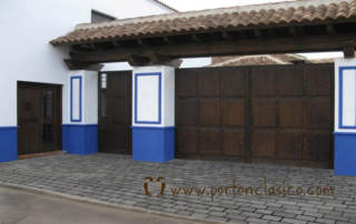 In Biscay wooden gate