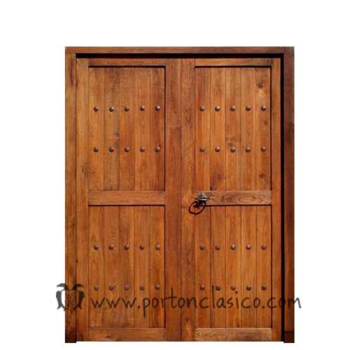 Puerta doble modelo Guadamur 205x146x4