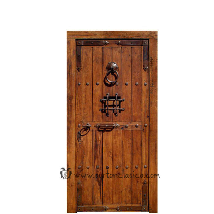 Rustic door Guadamur 220x135x8